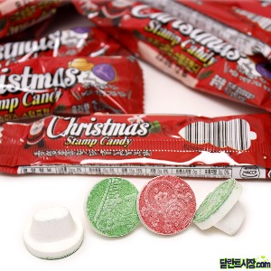 (특별할인!!) 크리스마스 스탬프 캔디 X 10봉 스위토리 / 도장 사탕 크리스마스 사탕