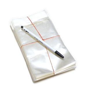 OPP투명비닐 선물포장 홍보용 비닐봉투 10cm*15cm+4cm투명비닐봉투 (200매) - 포장용, 선물용, 홍보용